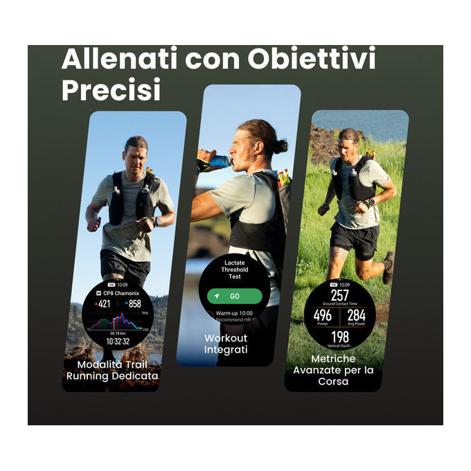 Amazfit CHEETAH 2 ULTRA Smartwatch AMOLED 1.5'' GPS NFC Wi-Fi Titanio 64 GB 5 ATM colore Titanio
