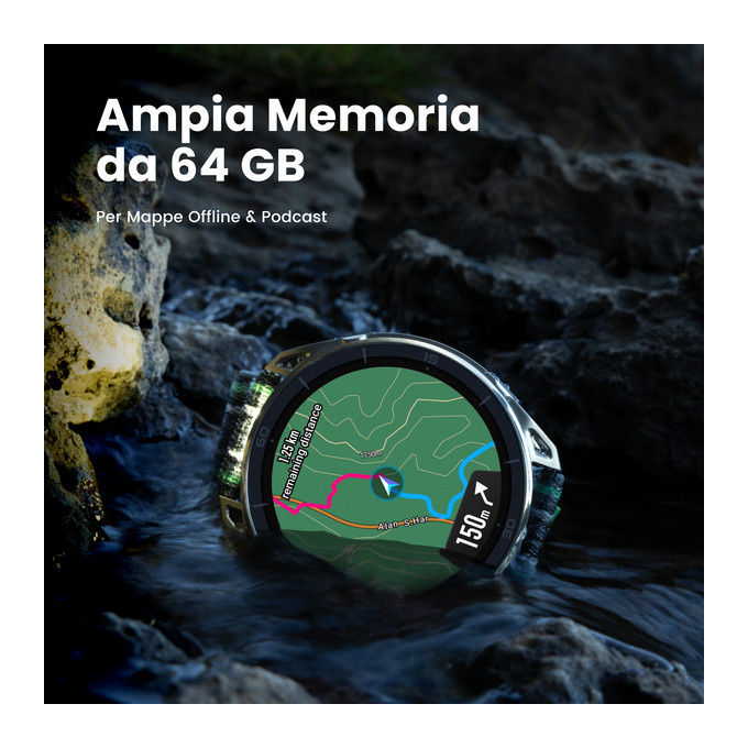 Amazfit CHEETAH 2 ULTRA Smartwatch AMOLED 1.5'' GPS NFC Wi-Fi Titanio 64 GB 5 ATM colore Titanio