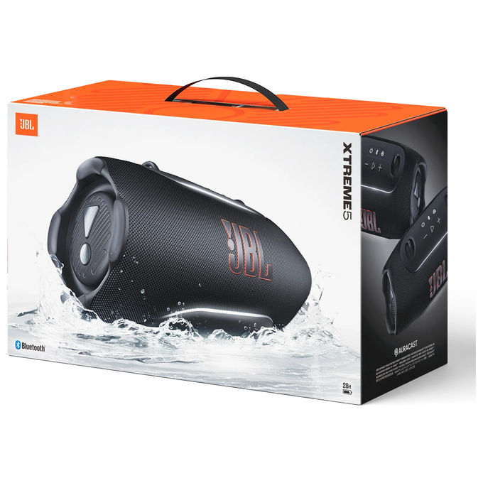 JBL JBLXTREME5BLK Xtreme 5 Altoparlante Portatile Bluetooth 130 W IP68 Power Bank integrato Auracast colore Nero