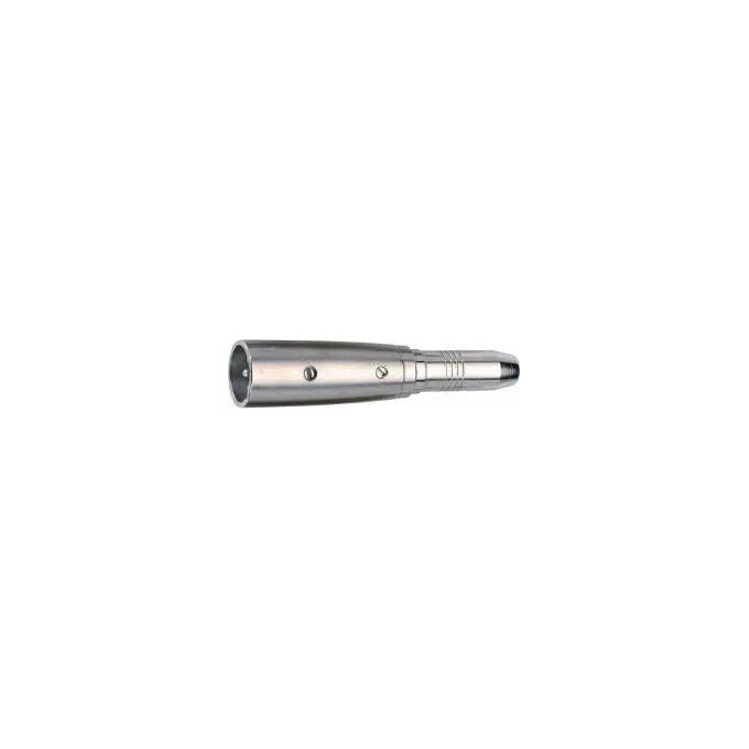 Quik Lok G-117-K Serie K Adattatore Audio XLR Maschio 3 Poli Jack 6.3 mm Stereo Femmina Metallo confezione 6 pz colore Silver