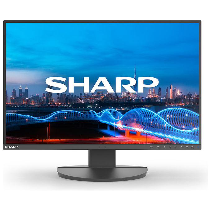 Sharp EA241W MultiSync Monitor 24'' IPS 1920x1200 WUXGA Flicker Free Hub USB colore Nero