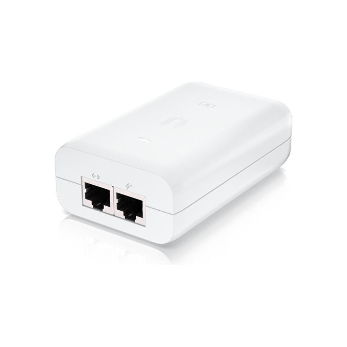 Ubiquiti U-POE-AT Adattatore PoE+ Gigabit Ethernet Bianco 30W IEEE 802.3at Networking