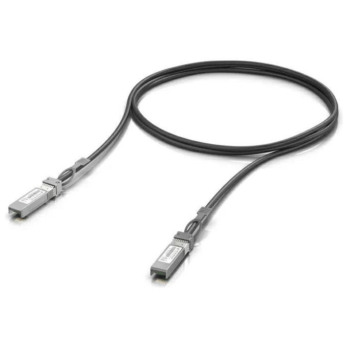 Ubiquiti UACC-DAC-SFP10-1M Cavo DAC Direct Attach Copper SFP+ 10 Gbps 1m colore Nero