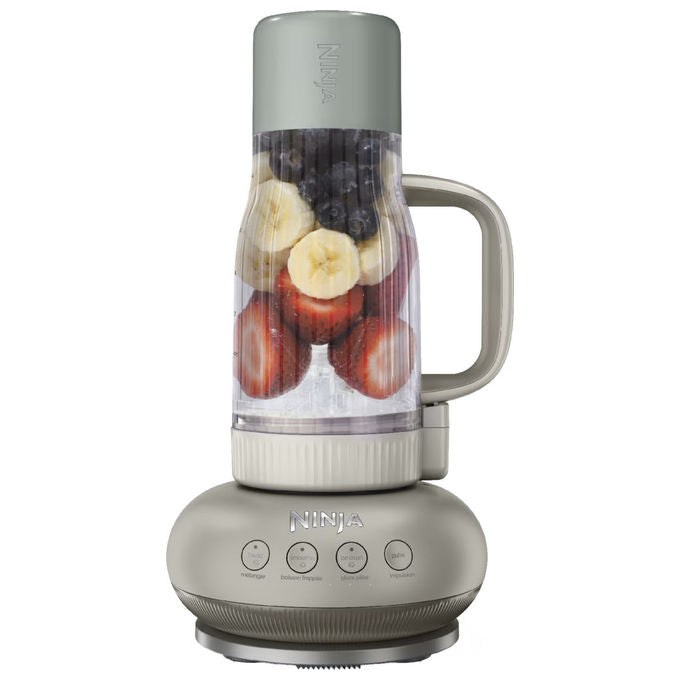 Ninja DB351EUST BlendBoss Frullatore personale 710 ml 1100 W Auto-iQ Smoothie Blend Crush colore Beige
