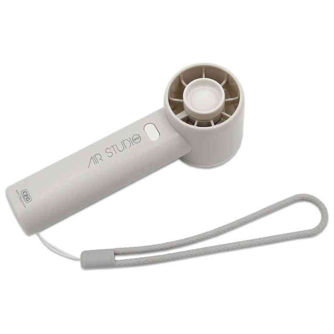 CFG EV127 Air Studio Mini Ventilatore Portatile Ricaricabile USB-C 1200 mAh 3 velocita' autonomia 3 ore colore Grigio Bianco
