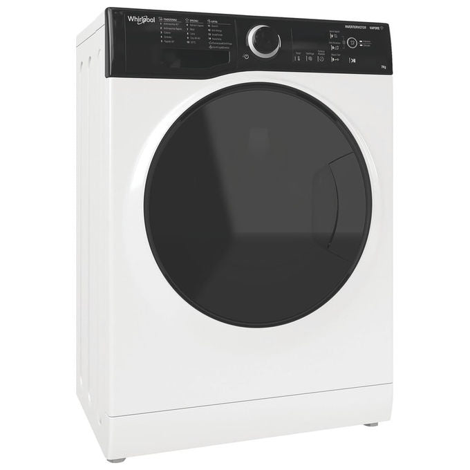 Whirlpool WSB726DIT Lavatrice Frontale 7 Kg 1200 rpm Classe A Inverter Vapore (85x60x45 cm) colore Bianco