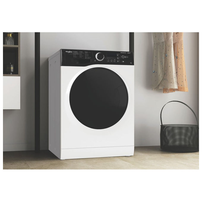 Whirlpool WSB726DIT Lavatrice Frontale 7 Kg 1200 rpm Classe A Inverter Vapore (85x60x45 cm) colore Bianco