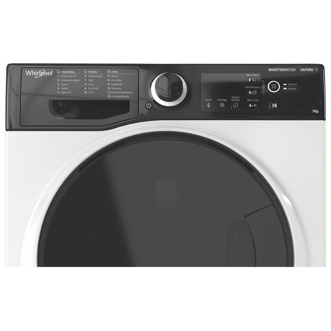 Whirlpool WSB726DIT Lavatrice Frontale 7 Kg 1200 rpm Classe A Inverter Vapore (85x60x45 cm) colore Bianco