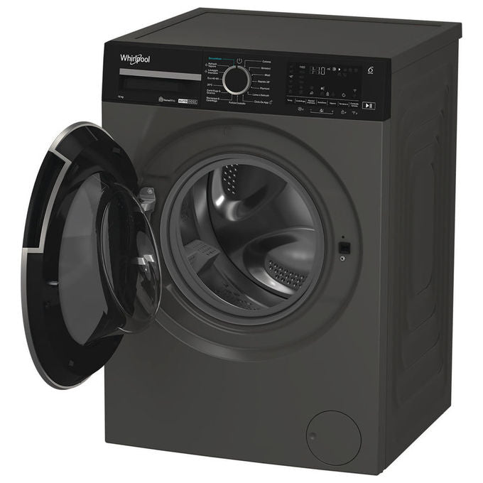 Whirlpool WPM011GADSIT 6TH SENSE Lavatrice Frontale 10 Kg 1400 rpm Classe A WiFi AutoDose Inverter (85x60x58 cm) colore Grigio