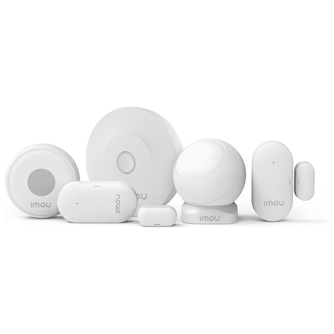 Imou KIT-ALARM(ZG2) Kit Allarme Smart Centralina ZigBee Wi-Fi 2 Sensori Porta 1 Sensore Movimento 1 Bottone Smart colore Bianco
