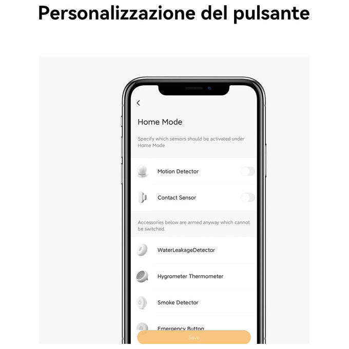Imou KIT-ALARM(ZG2) Kit Allarme Smart Centralina ZigBee Wi-Fi 2 Sensori Porta 1 Sensore Movimento 1 Bottone Smart colore Bianco