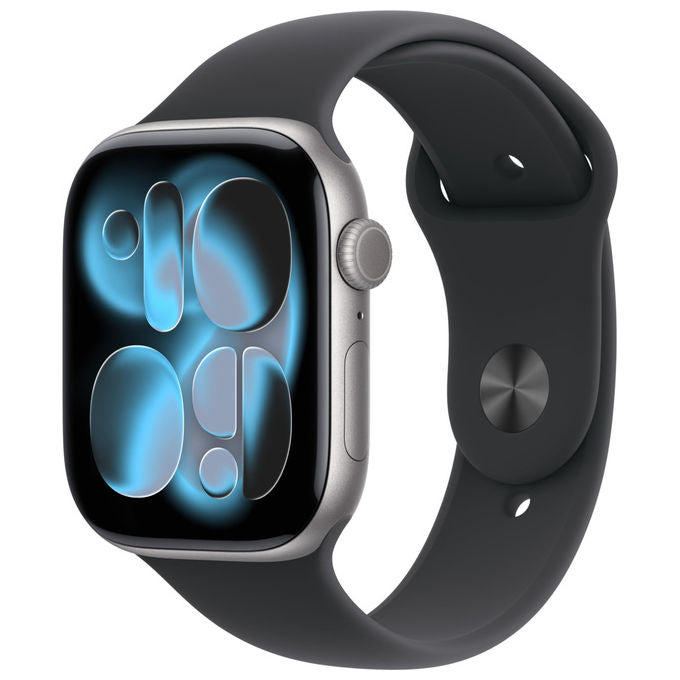 Apple MEV44QL-A Watch Series 11 Smartwatch GPS 46mm Alluminio watchOS 11 Display Retina 2000 cd-m² 64 GB 24h colore Grigio Siderale