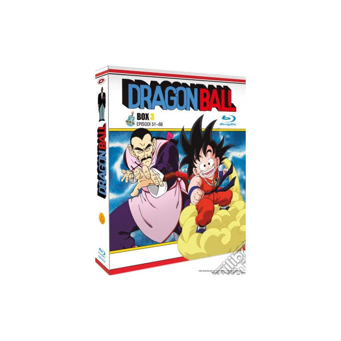 Dynit Dragon Ball Box 03 Cofanetto Blu-ray Episodi 51-68 3 Dischi Audio Italiano Giapponese Sottotitoli Italiano 450 min 1080p