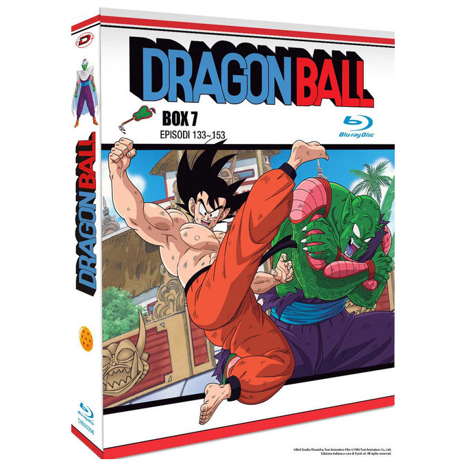 Dynit Dragon Ball Box 07 Cofanetto Blu-ray Eps 133-153 3 Dischi Audio Italiano Giapponese Sottotitoli Italiano 525 min