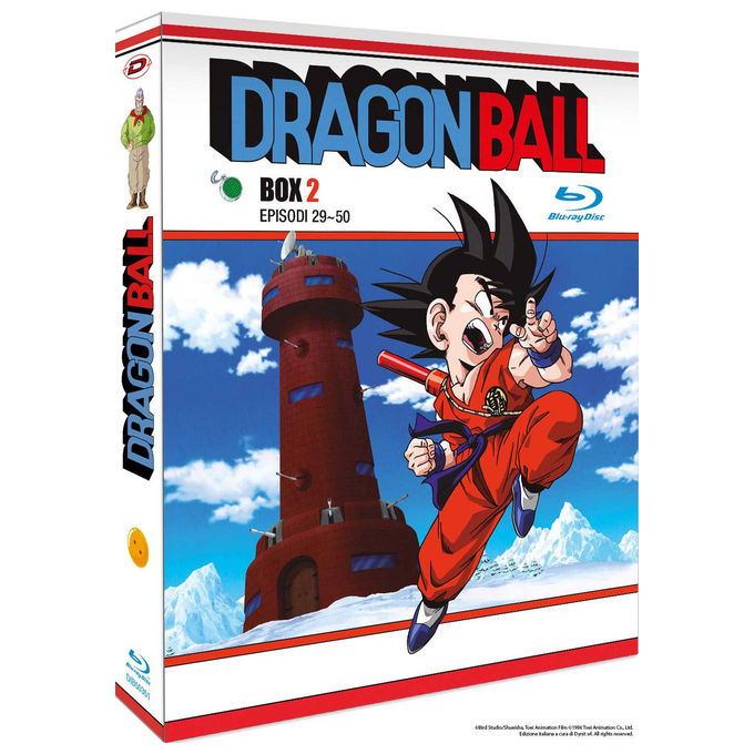 Dynit Dragon Ball Box 02 Eps 29-50 Anime Cofanetto 3 Blu-ray Audio Italiano Giapponese