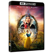 Disney Biancaneve Live Action Steelbook Blu-ray 4K Ultra HD + Blu-ray HD 2 Dischi Edizione 2025 Marc Webb Rachel Zegler Gal Gadot
