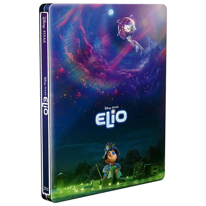 Disney Pixar Elio Blu-ray Steelbook Edizione Limitata Animazione Avventura Fantascienza 2025 Audio Italiano Inglese
