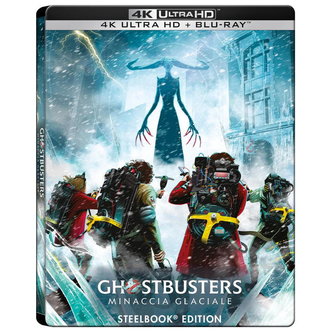 Eagle Pictures Ghostbusters Minaccia Glaciale Steelbook 4K Ultra HD Blu-ray HD 2 Dischi Fantascienza 2024