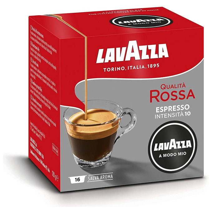 Lavazza Capsule Caffe' Qualita' Rossa compatibili A Modo Mio 72 capsule 540 g