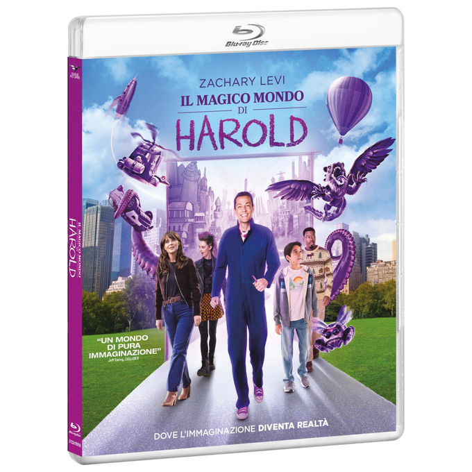 Eagle Pictures Il Magico Mondo di Harold Blu-ray Fantasy Carlos Saldanha Zachary Levi 2024