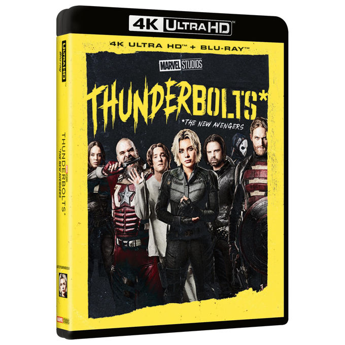 Disney Thunderbolts Blu-ray Film MCU Azione 2025 con Card Yelena Belova Bucky Barnes Audio 7.1 Dolby Digital Plus