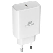 Rivacase PS4193 Caricatore da Muro 30W USB-C Power Delivery 3.0 PPS Ricarica Rapida colore Bianco