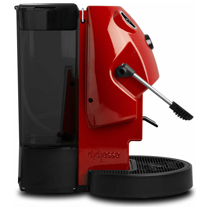 Didiesse NEWBABYRED New Baby Frog Macchina da caffe' a Cialde ESE 44mm 1,3 L 15 bar 650 W con Frullino e Acqua Calda colore Rosso