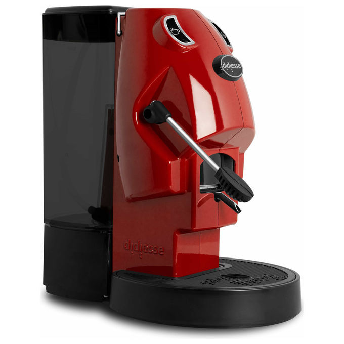 Didiesse NEWBABYRED New Baby Frog Macchina da caffe' a Cialde ESE 44mm 1,3 L 15 bar 650 W con Frullino e Acqua Calda colore Rosso