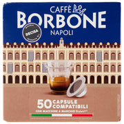 Caffe' Borbone Miscela Decisa Capsule Compatibili Bialetti Intensita' 9-10 50 Capsule da 6 g