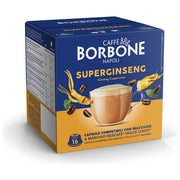 Caffe' Borbone Capsule Caffe' al Ginseng 64 Capsule Compatibili Nescafé Dolce Gusto Formato 4x16