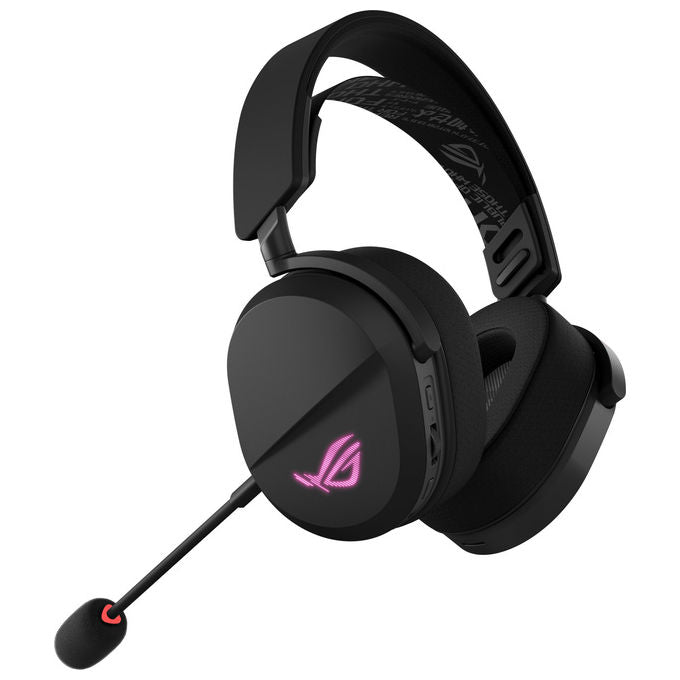 Asus 90YH0410-BHUA00 ROG Pelta Cuffie Gaming Wireless Tri-mode 2.4 GHz Bluetooth USB-C driver 50 mm Titanio colore Nero