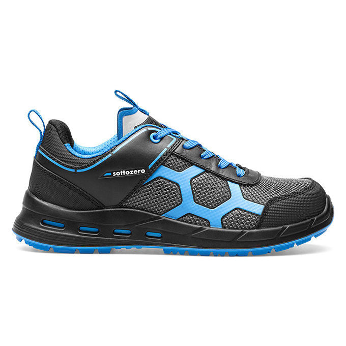 Sottozero SZ100B-45 UFO Scarpe Antinfortunistiche S1PS ESD Puntale Fibra di Vetro Suola PU colore Blu