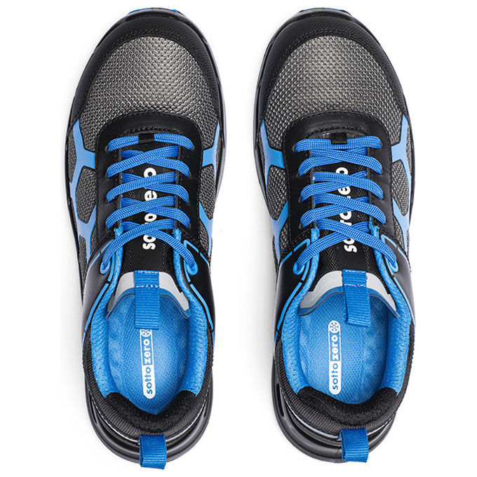 Sottozero SZ100B-45 UFO Scarpe Antinfortunistiche S1PS ESD Puntale Fibra di Vetro Suola PU colore Blu
