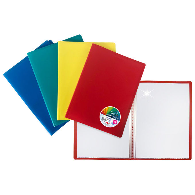 Plastibor P0504090 Garda Portalistini 40 Buste PP 22x30 cm confezione 16 pezzi colore Assortiti
