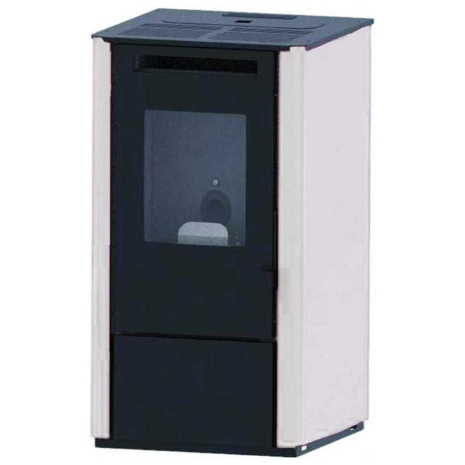 Punto Fuoco Vania Stufa a Pellet 9,5 kW colore Bianco