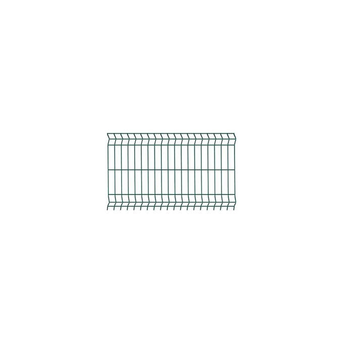 Vigor Pannello Recinzione Metallica Maglia Saldata Filo Acciaio 3 mm 123x200 cm colore Verde RAL-6005
