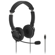 Kensington K97464WW EQ Cuffie USB-C Over-Ear con Microfono Controllo Volume Cavo 2 m colore Nero