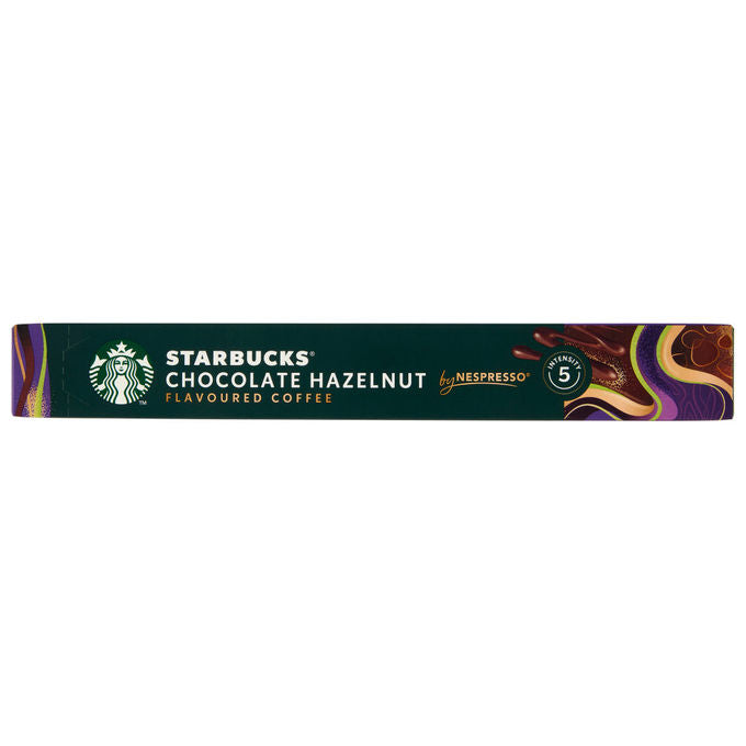 Starbucks Capsule Caffe' Compatibili Nespresso Gusto Cioccolato e Nocciola 10 capsule