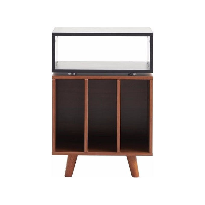 Norstone NORSTO70ABSWN Stockholm 700 Mobile Hi-Fi per Vinili e Componenti Audio Melammina colore Nero Satinato Noce