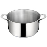 Lagostina 010282031220 Talento Casseruola Fonda 2 Maniglie Acciaio Inox 18-10 20 cm Induzione colore Acciaio Inox