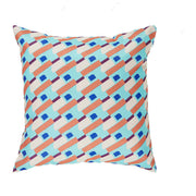 Daphl BZ-004 Federa Cuscino Decorativa 40x40 cm Poliestere Stampa Cani Palloncino colore Teal