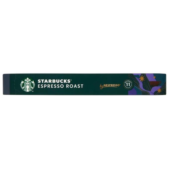 Starbucks Espresso Roast by Nespresso Capsule Caffe' 100% Arabica Tostatura Scura Intensita' 11 10 Capsule 55g