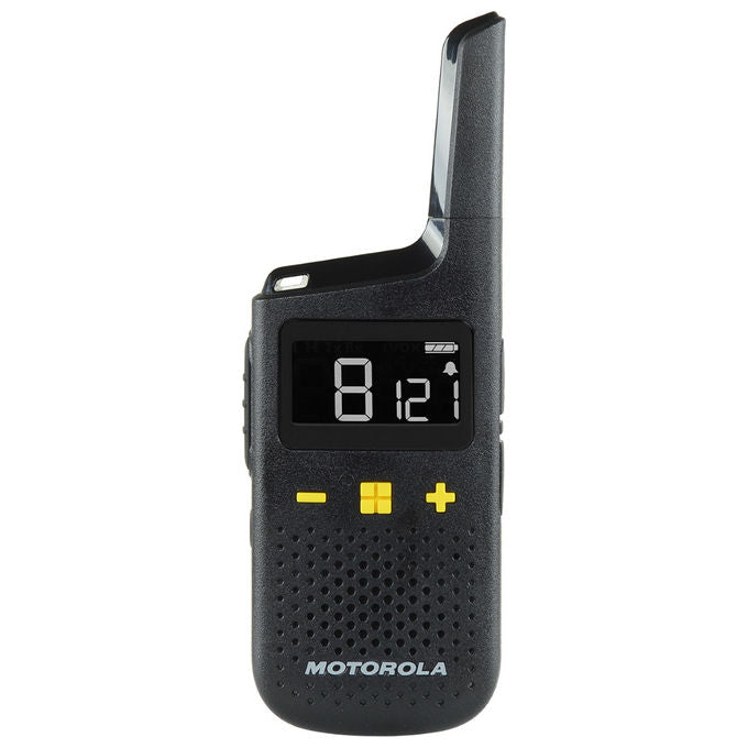 Motorola XT185 Talkabout Ricetrasmittente PMR446 16 canali 8000 m IP54 24h autonomia 2 pz colore Nero
