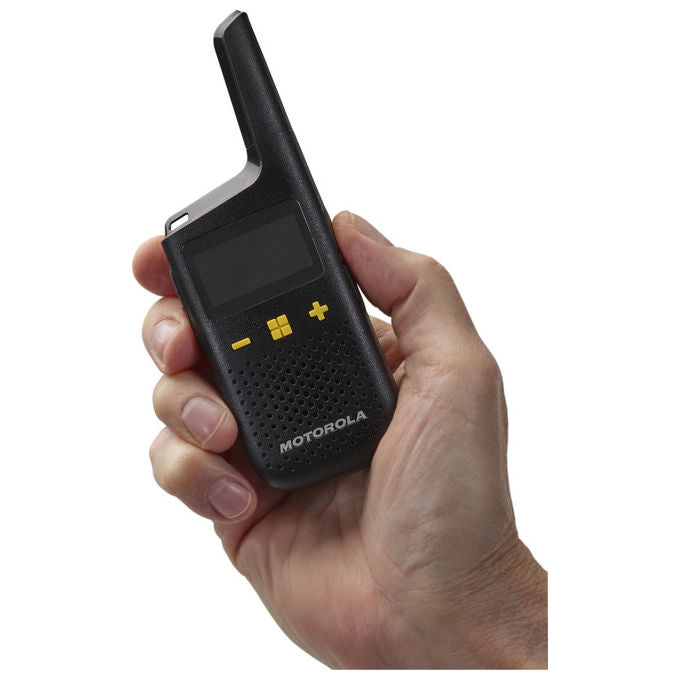 Motorola XT185 Talkabout Ricetrasmittente PMR446 16 canali 8000 m IP54 24h autonomia 2 pz colore Nero