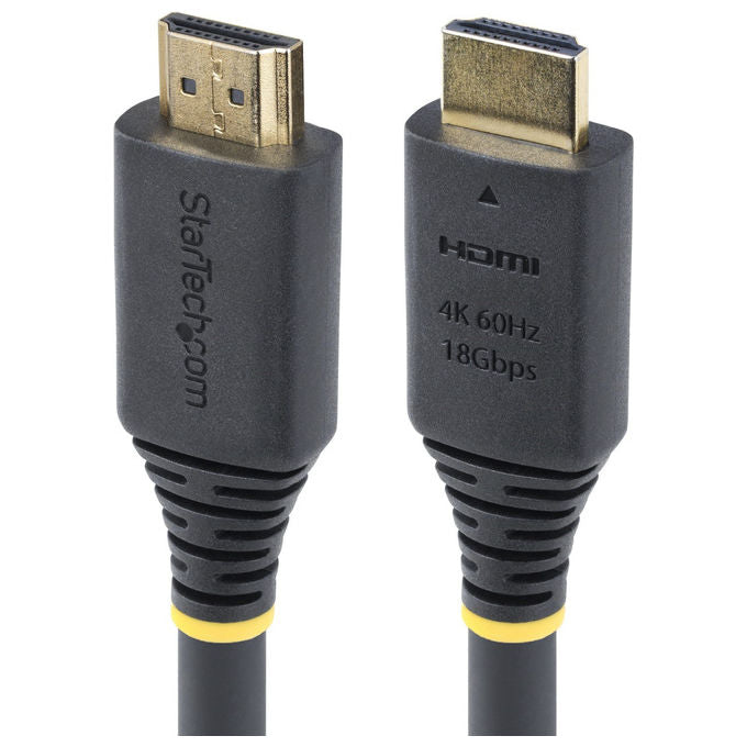 StarTech.com HDMI2-CABLE-4K60-7M Cavo HDMI 2.0 Premium 7m 4K 60Hz 18Gbps HDR10 HDCP 2.2 ARC colore Nero