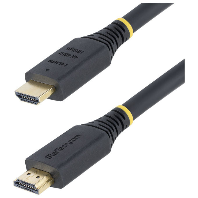 StarTech.com HDMI2-CABLE-4K60-7M Cavo HDMI 2.0 Premium 7m 4K 60Hz 18Gbps HDR10 HDCP 2.2 ARC colore Nero