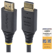 StarTech HDMI2-CABLE-4K60-10W Cavo HDMI 2.0 Premium 3m 4K 60Hz 1440p 144Hz 18 Gbps HDR HDCP 2.2 ARC colore Bianco