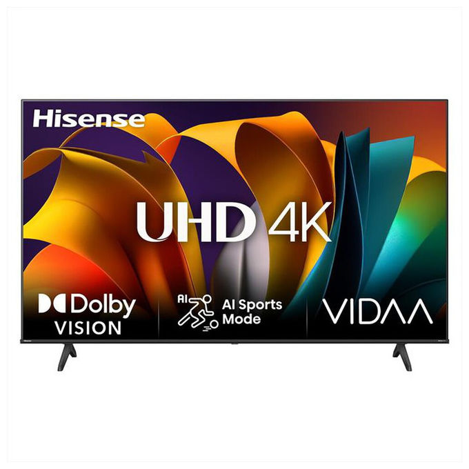Hisense 50A69S Smart TV LED 50'' 4K UHD VIDAA Dolby Vision HDR10 DTS Virtual X Game Mode Plus colore Nero