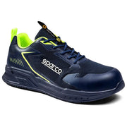 Sparco BTB0049 Turbo Flinger Scarpe Antinfortunistiche S1PS SR FO ESD Metal Free EN ISO 20345:2022 colore Blu Marine Lime