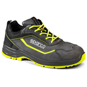 Sparco INDY Conor Scarpe Antinfortunistiche S3 ESD SRC LG Puntale Fibra di Vetro Taglia 46 colore Grigio Giallo Fluo